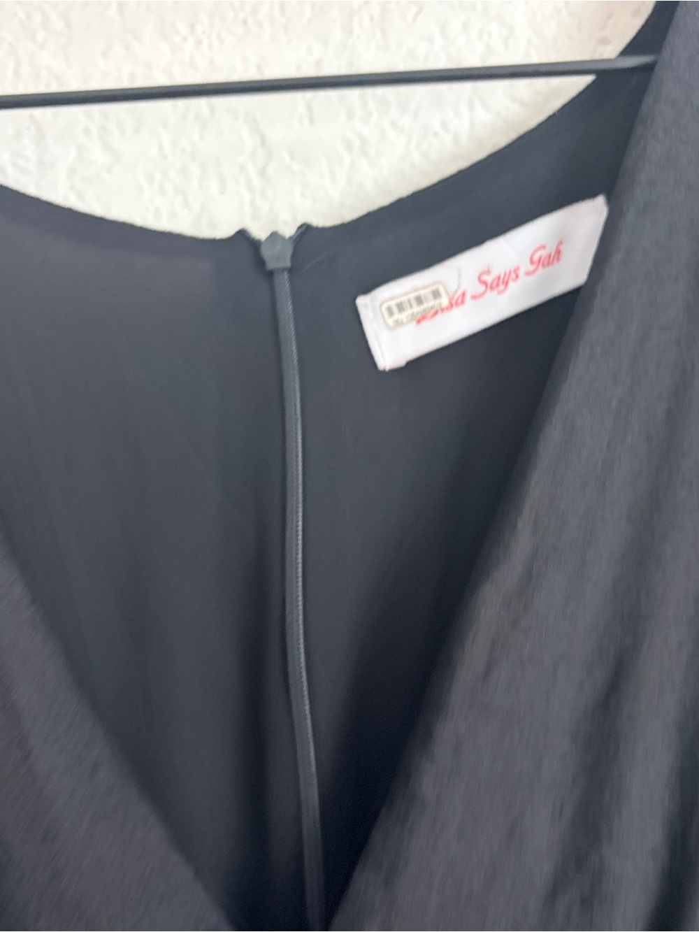 Lisa Says Gah Black Grace Chiffon Midi Dress - Picture 7 of 11